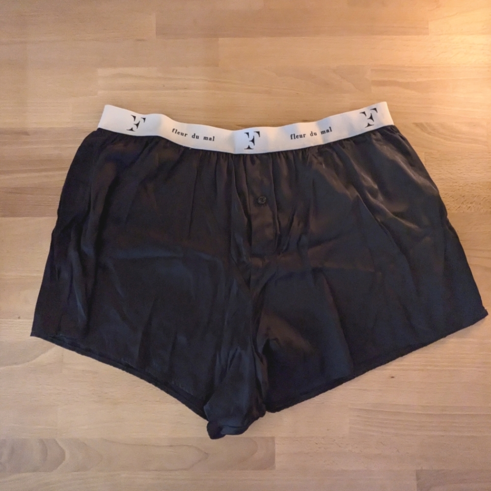 Fleur du Mal silk boxer